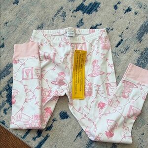 The Beaufort Bonnet Company Pink and White Pajama Pants